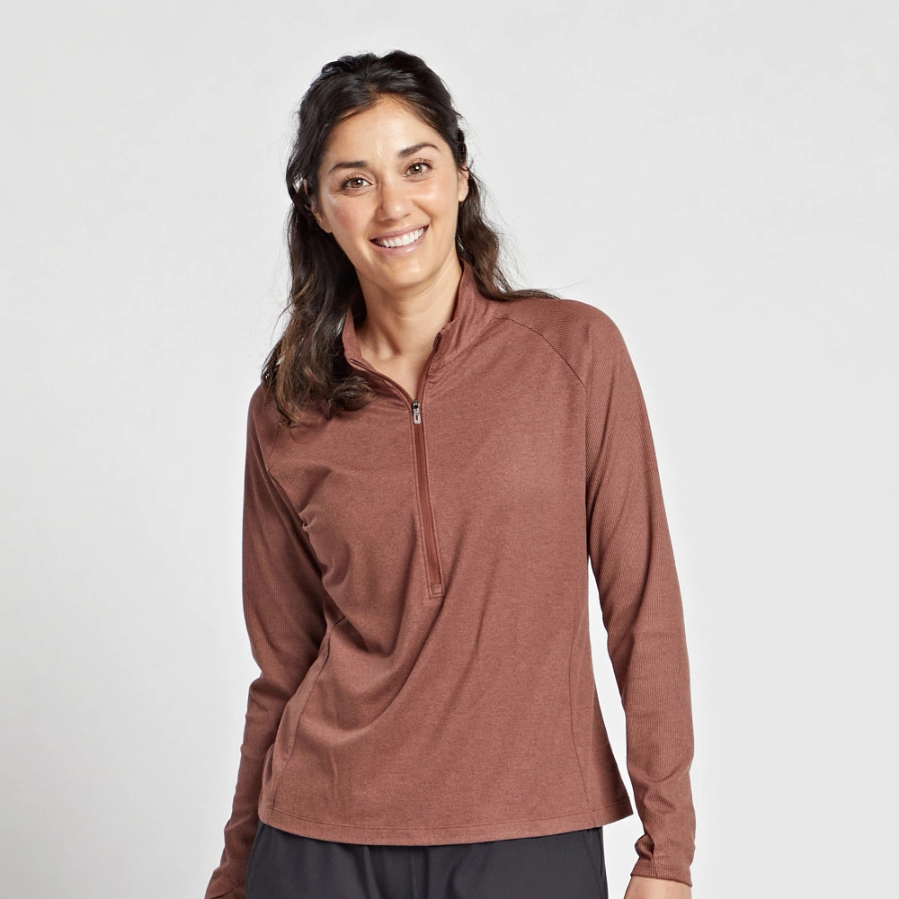 Women's Korsa Vital 1/2-Zip Breathable Underarm Gussets ReflectiveTrim