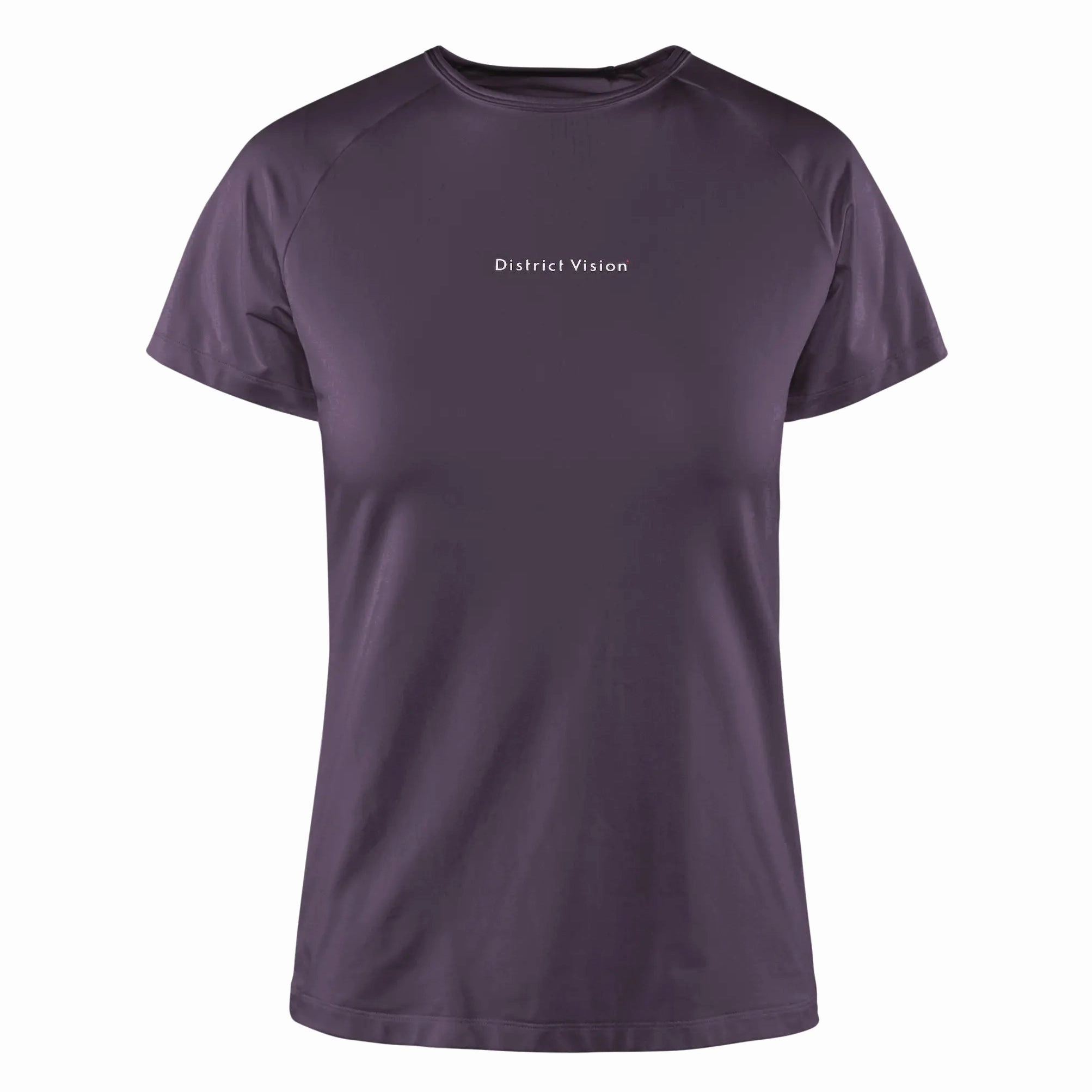 Women's Lightweight Fitted Tee Plum FormFitting Cut Web Glow