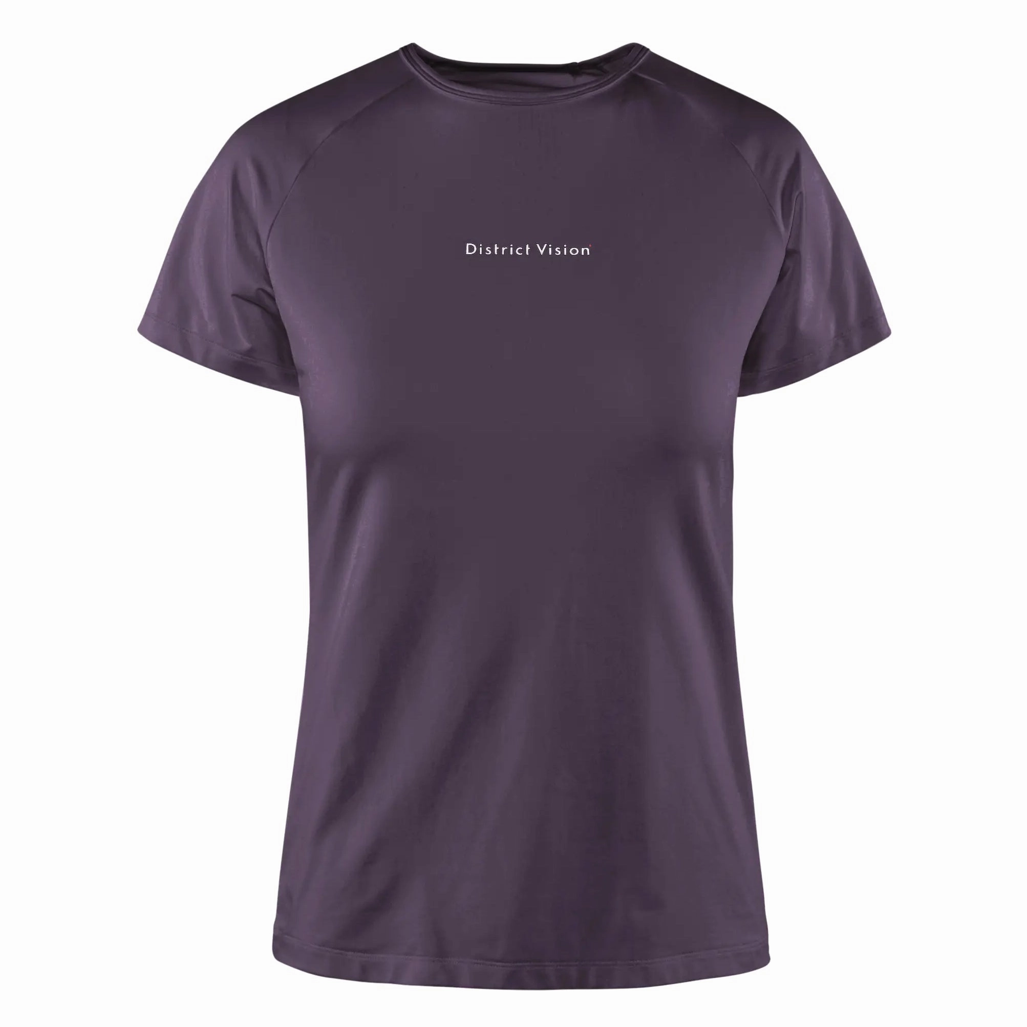 Women's Lightweight Fitted Tee Plum EcoFriendlyTextiles