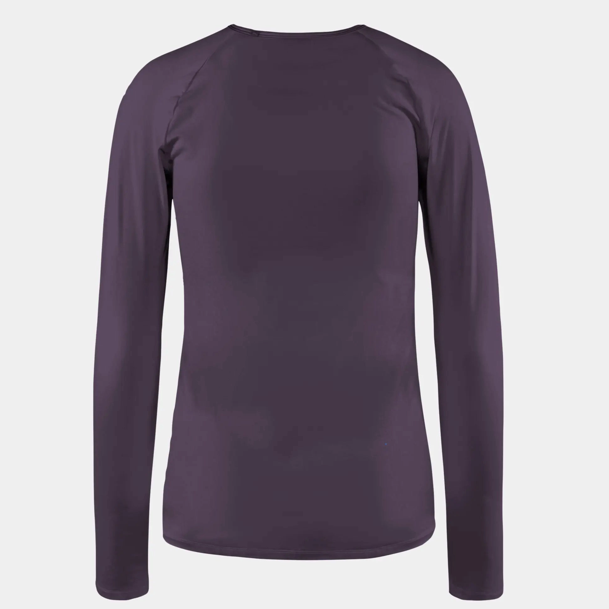 UltraSoftFinish NoSlipTrims Women's Lightweight Fitted Top Plum