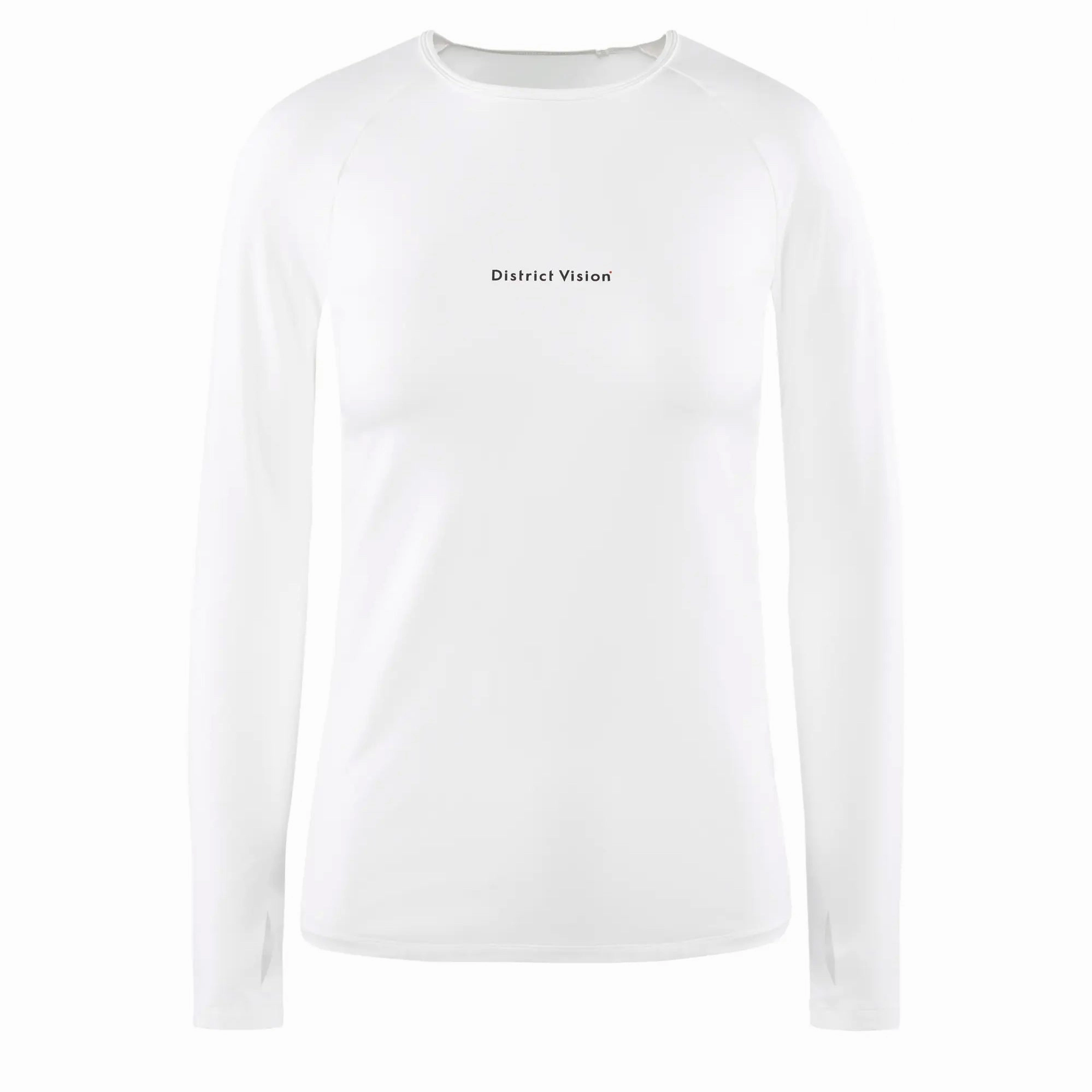Airtight Zipper Women's Lightweight Fitted Top White