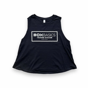 Women's Logo Crop Tank Heavy Duty Motion Enhanced