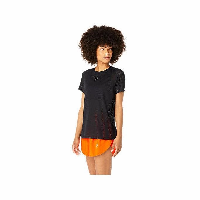 MultiFunctionalPockets MicrofiberBlend Women's Metarun Short Sleeve Top