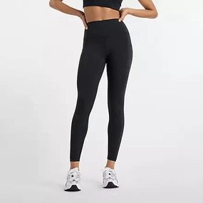 Tailored-fit-design Wide-leg-look-characteristic Women's NB Sleek Pocket High Rise Legging 25"