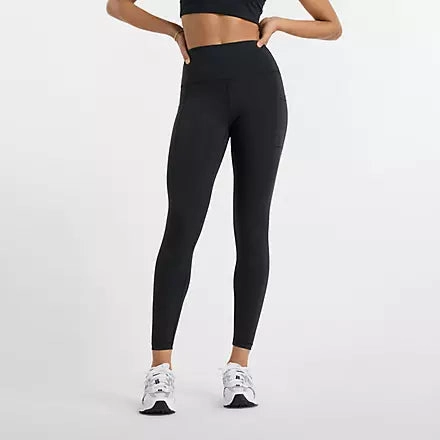 Tailored-fit-design Wide-leg-look-characteristic Women's NB Sleek Pocket High Rise Legging 25"