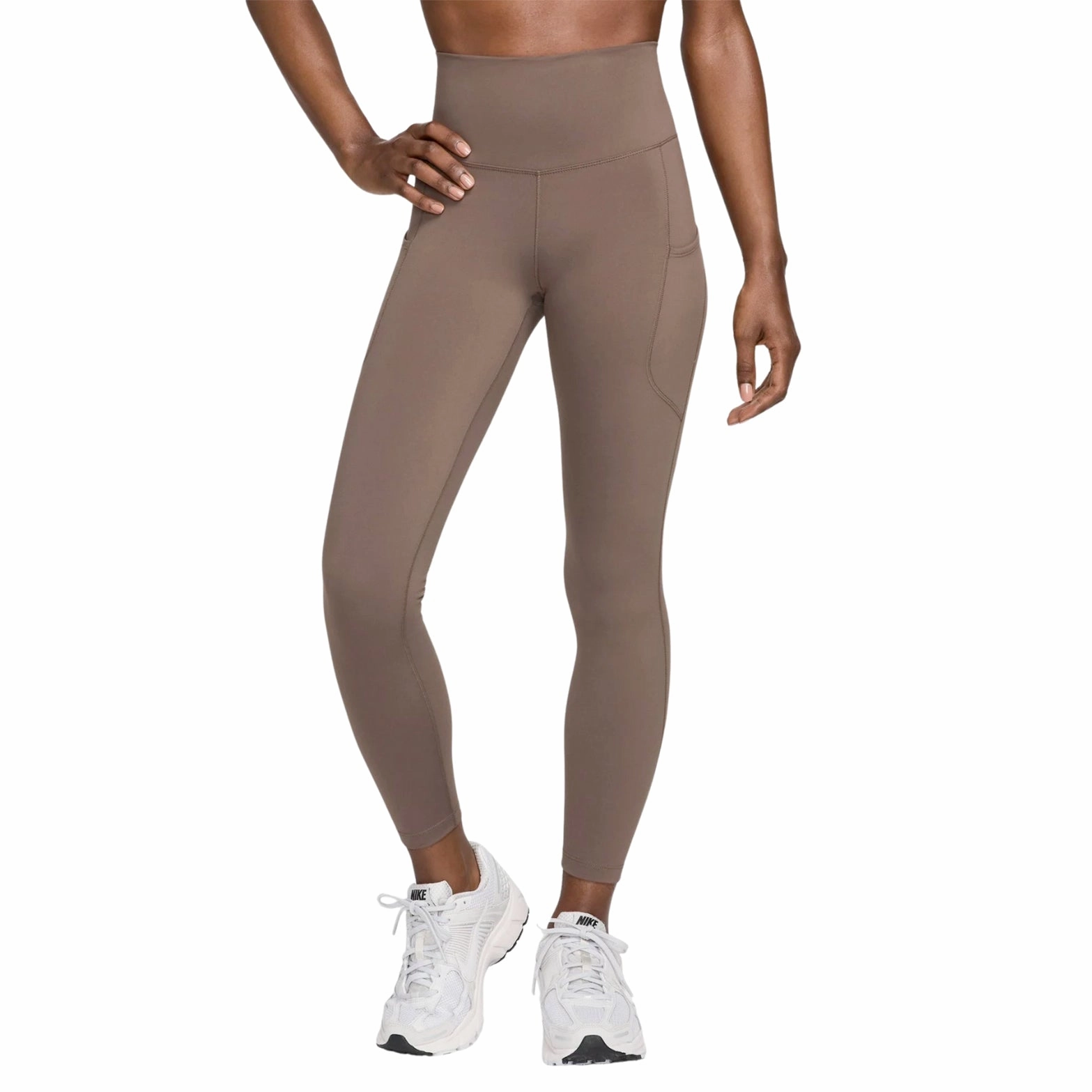 Women's One High-Waisted 7/8 Leggings Ironstone / Black Day Glow