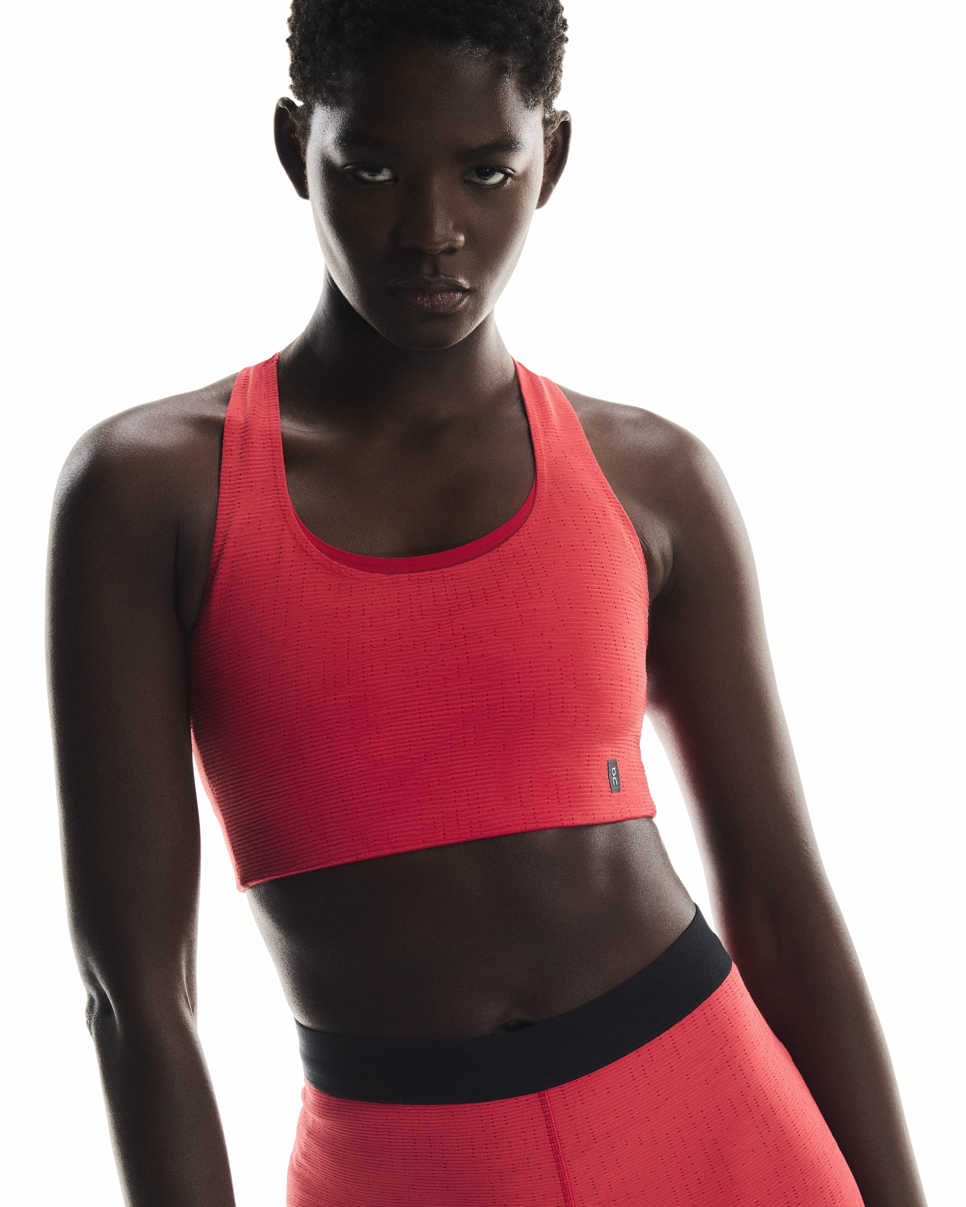 RecycledPolyester Women's Pace Pocket Bra Red