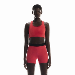 FlexFitTechnology Women's Pace Pocket Bra Red