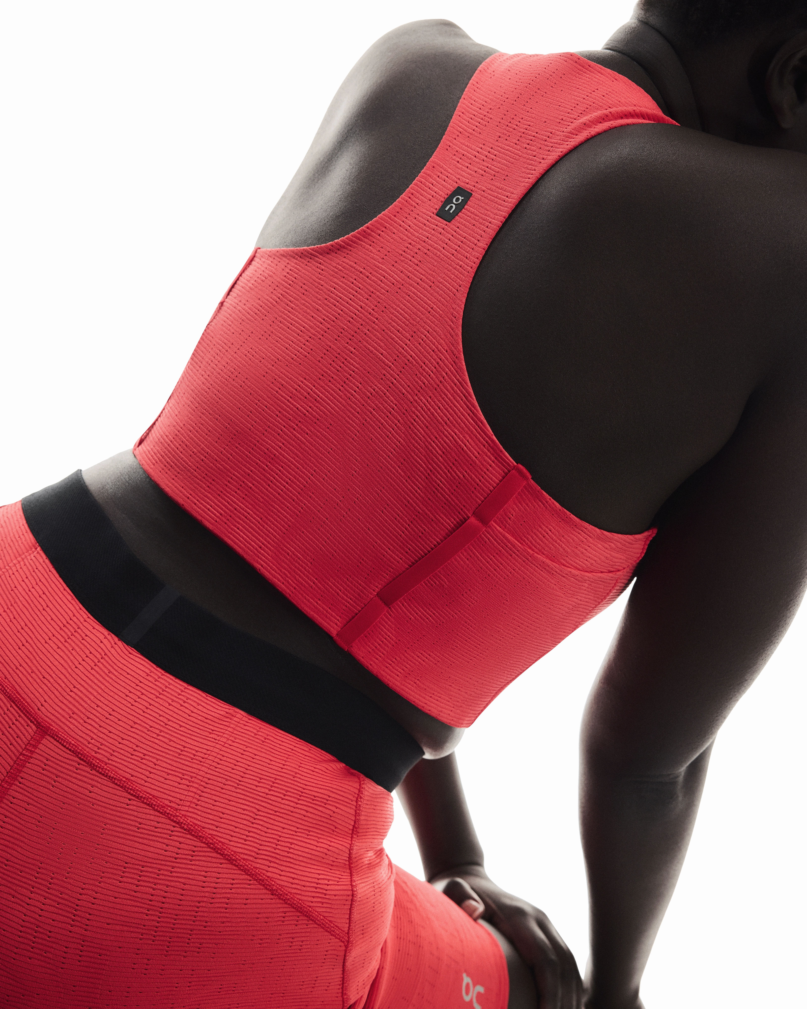 Team Vibe Women's Pace Pocket Bra Red