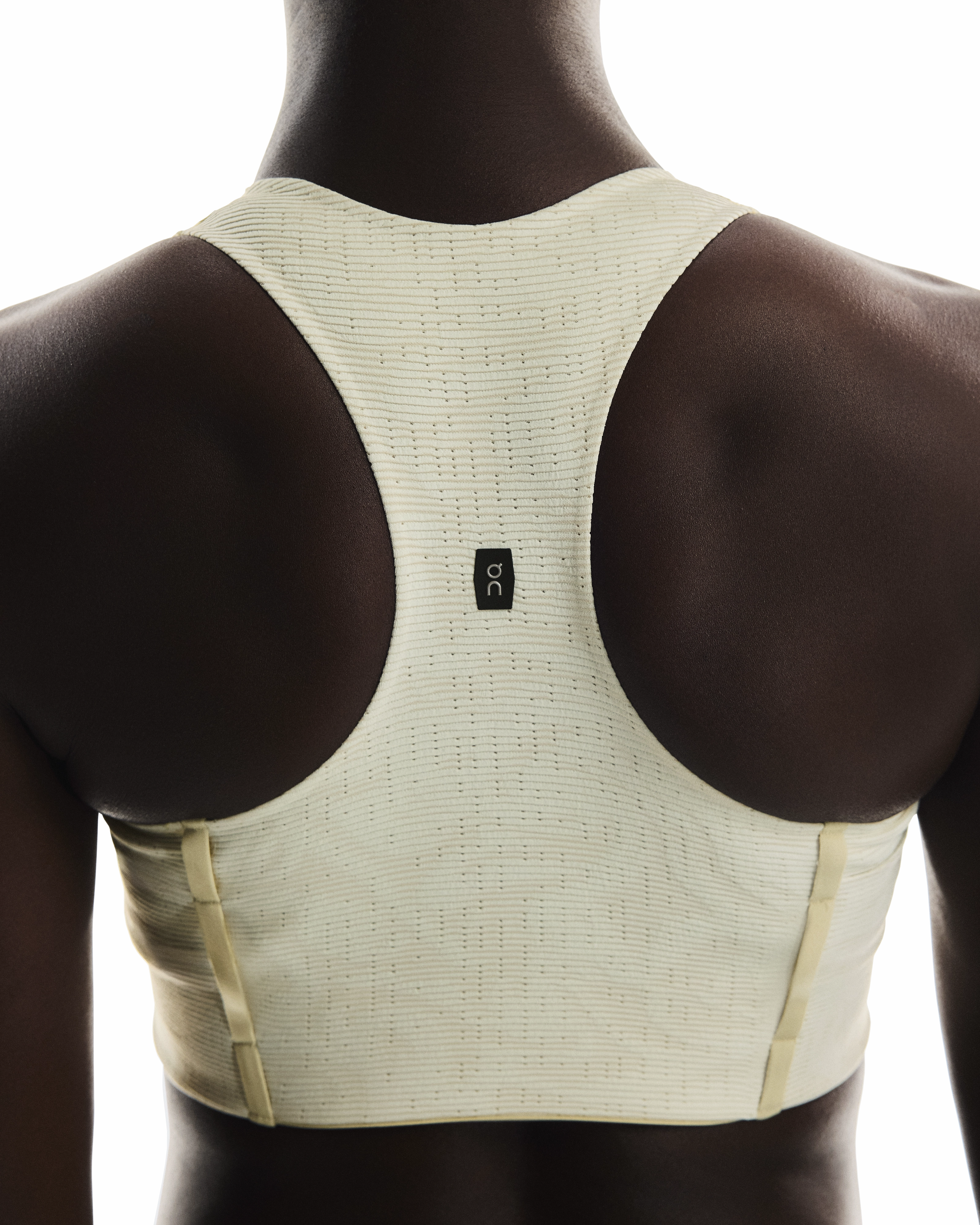 Women's Pace Pocket Bra Taupe Layered Paneling Quick Wear