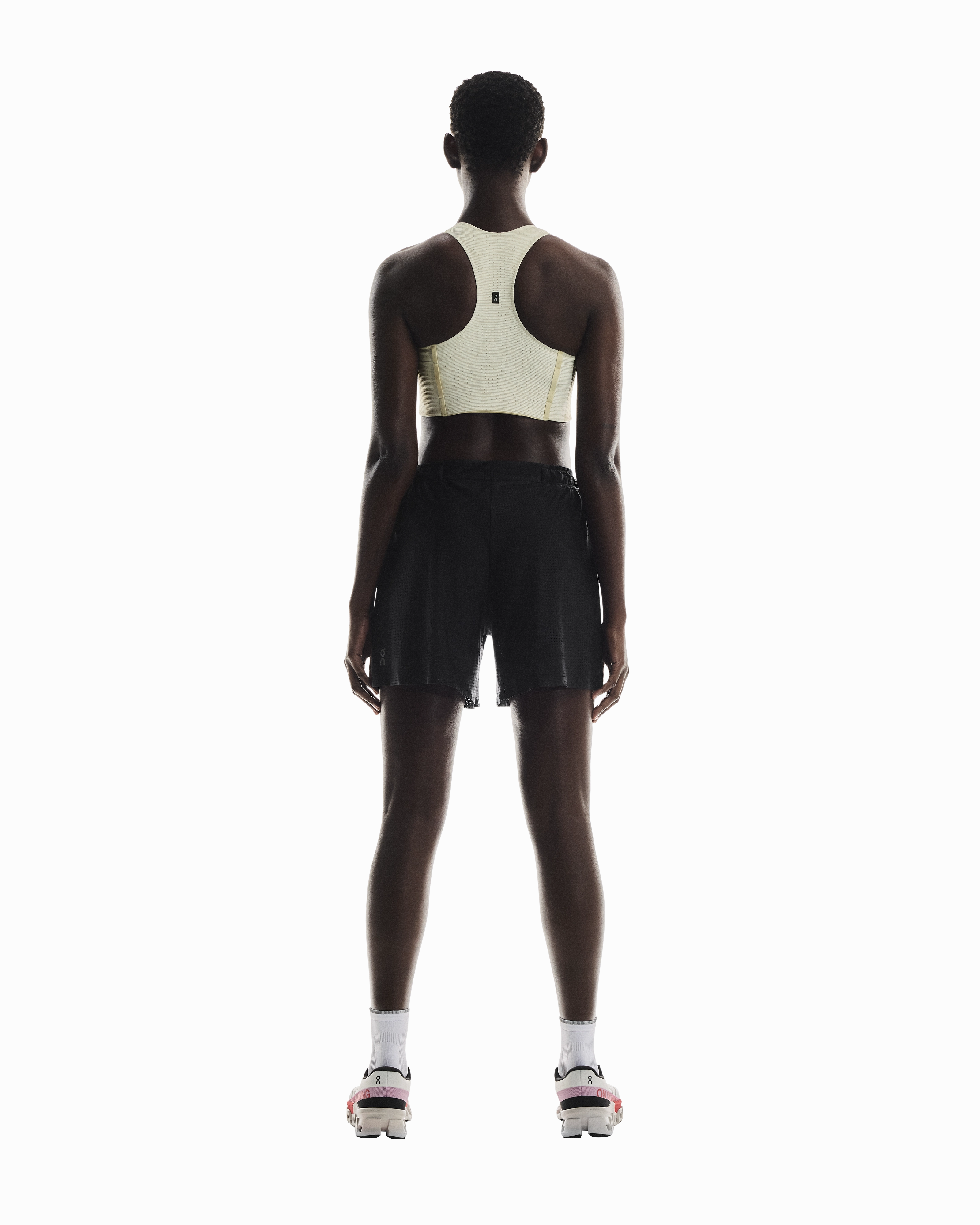 Women's Pace Pocket Bra Taupe OrganicCotton LayeredPaneling