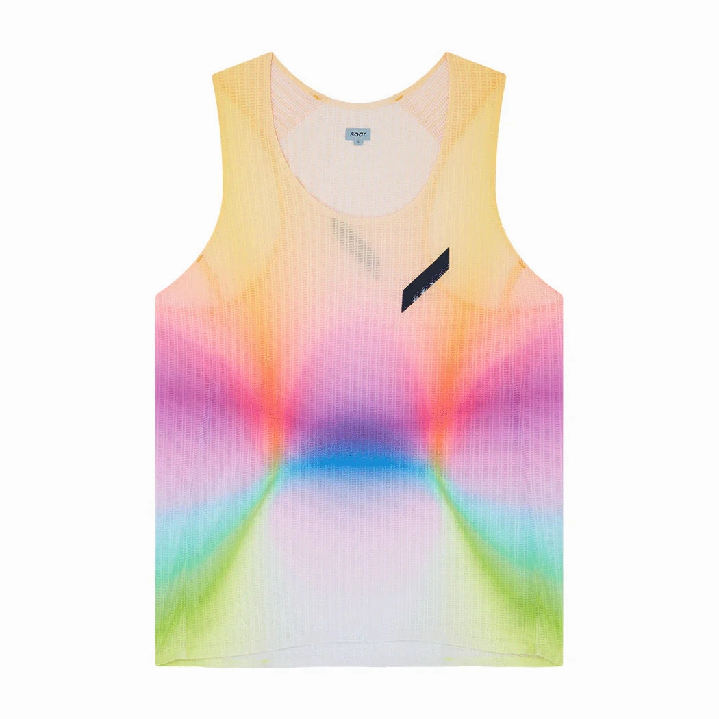 Gloss Fit River Flow Women's Race Vest Summer Rainbow