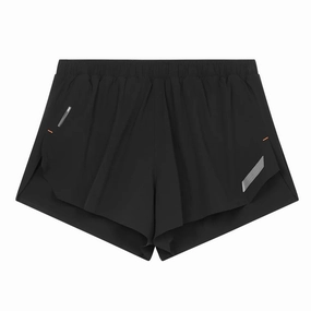 Women's Split Shorts Black CompactWeave