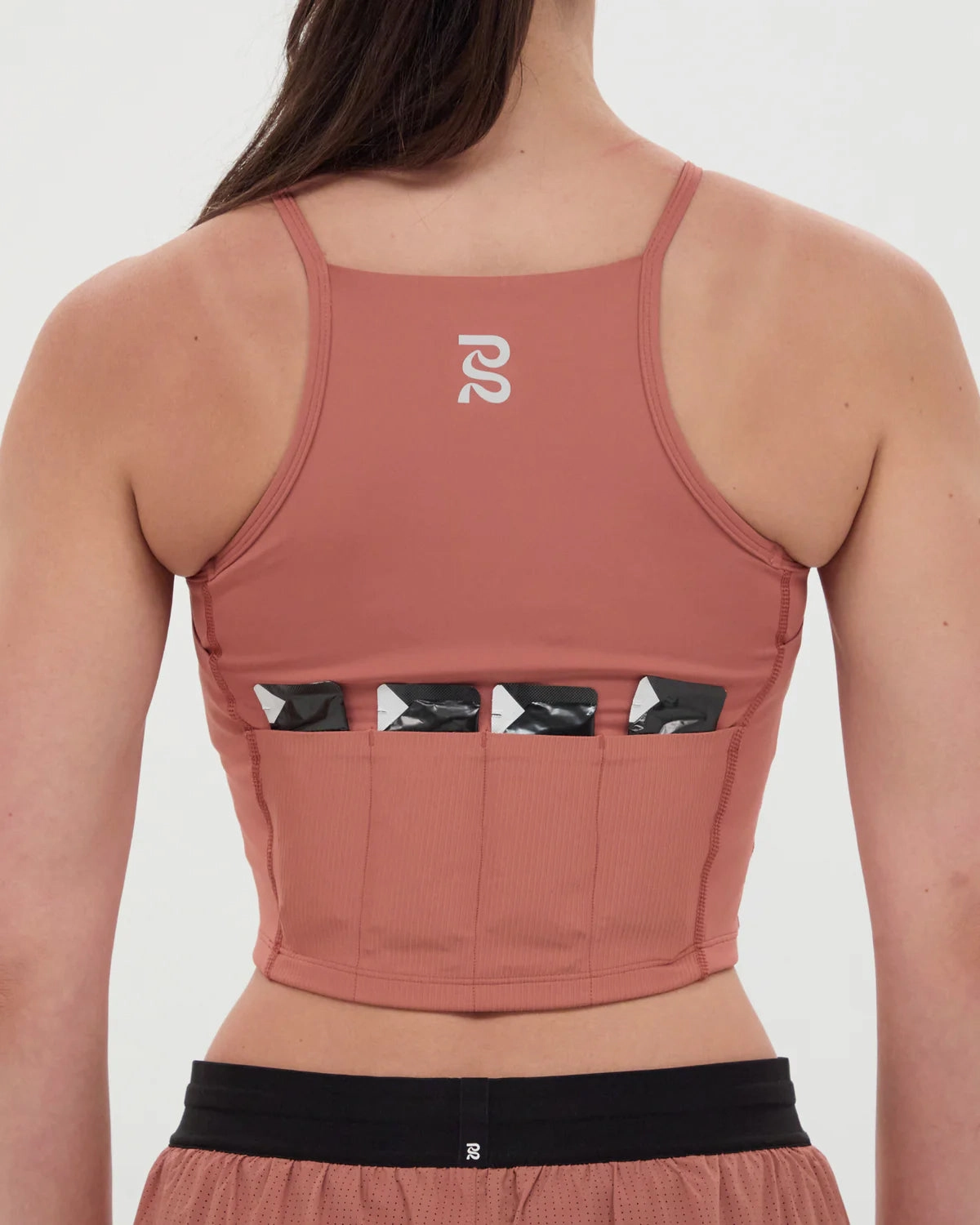 Italian Flair Women's Stamina 7 Pocket Nova Crop Baked Clay