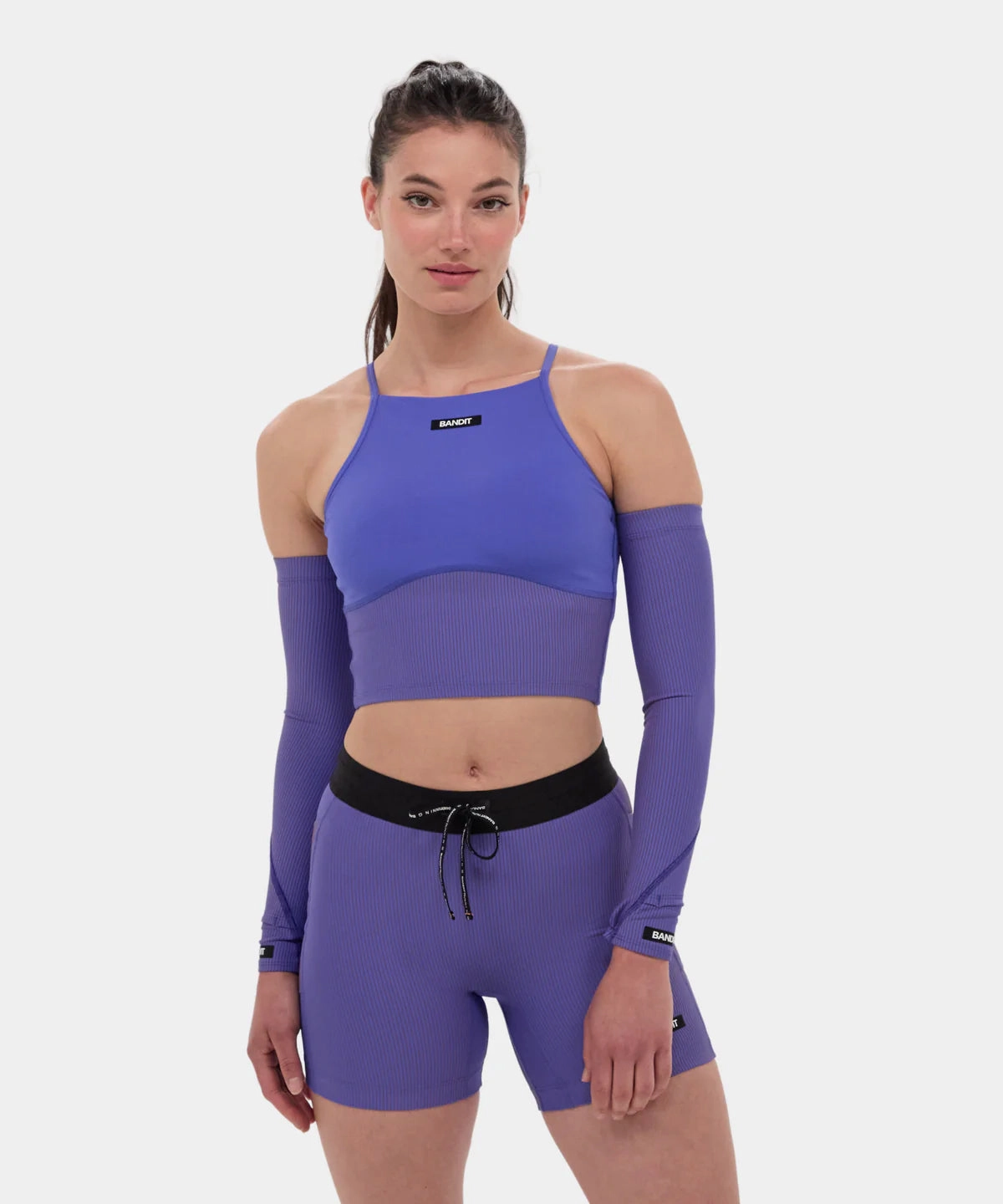 Women's Stamina 7 Pocket Nova Crop Deep Peri Blue / Rust New Yorker Mature Charm