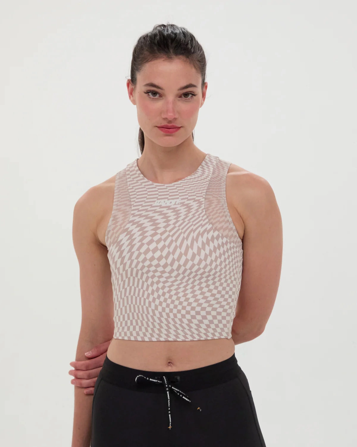 SnagFree Fabric Sport Ease Women's Stamina Race Crop Chalk / Cocoa