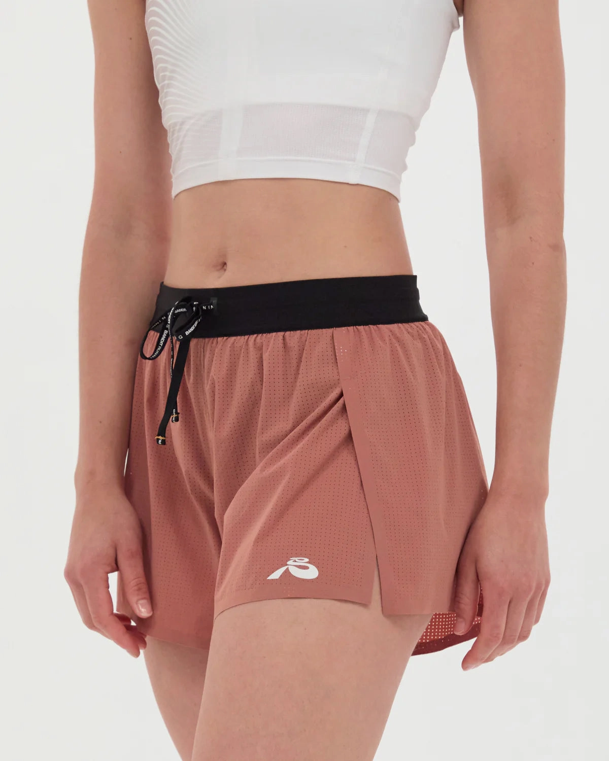 Party Guest Flash Look Women's Vento 3 Inch Split Shorts Baked Clay
