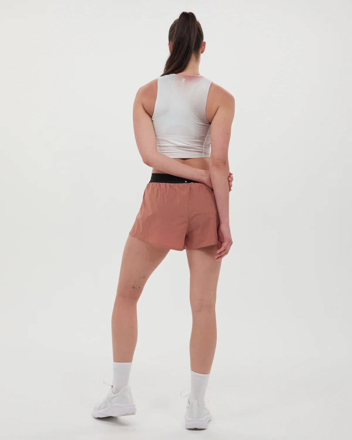 ReinforcedStitching QuickRelease Closure Women's Vento 3 Inch Split Shorts Baked Clay