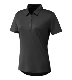 Women??s Performance Primegreen Polo Shirt | BLACK MultiPanelCut EcoFriendly Material