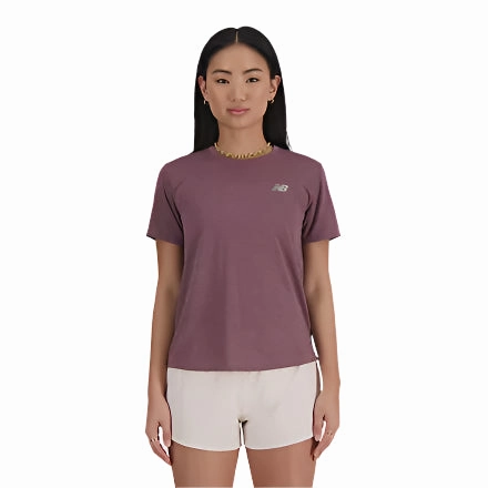 Womwn's Athletics T-Shirt Double Needle Hemming LightweightLayeredFabric