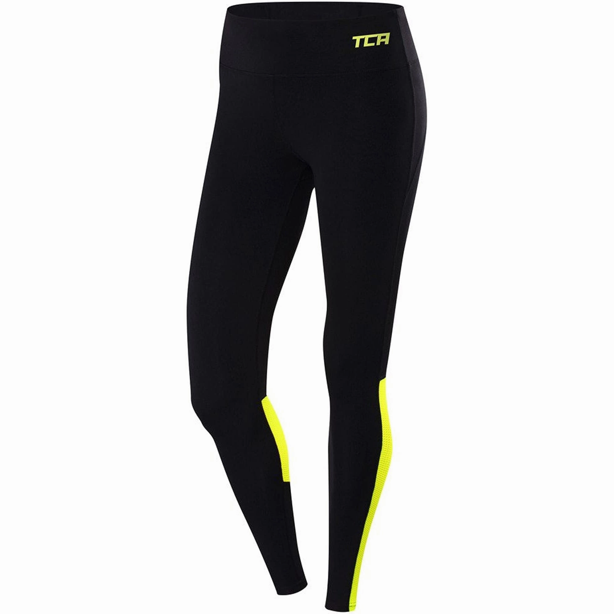 Polypropylene lace venue TCA Hex Mesh Womens Long Running Tights - Black