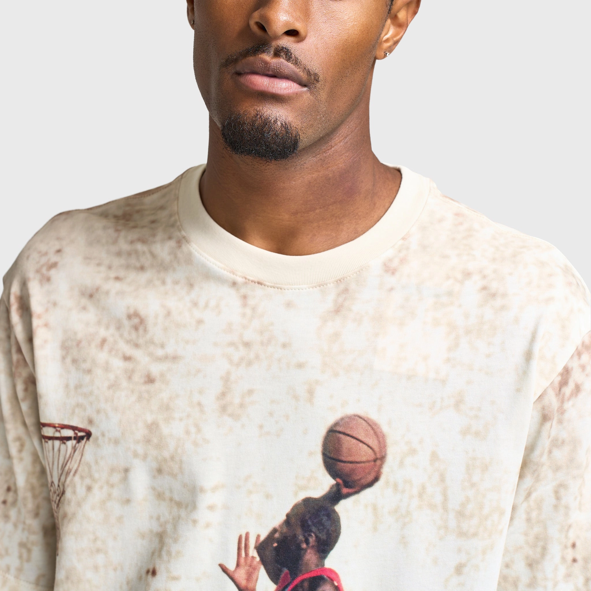 Jordan 85 Graphic T-Shirt Sail / Legend Light Brown - Redstone Athletic Performance Fabric
