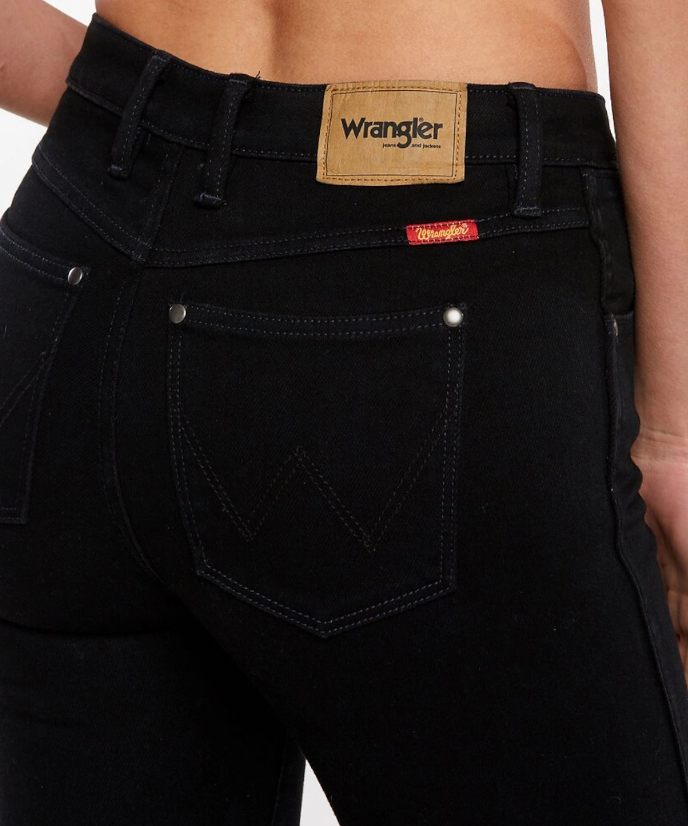 Wrangler Mid Pins Skinny Cropped Jeans (Falling Star) QuickReleaseClosures Art Glow