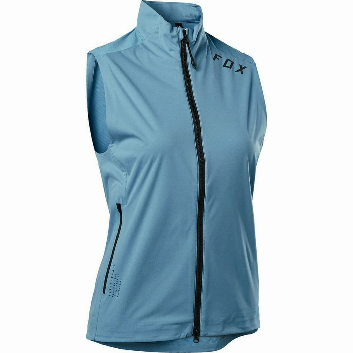 Fox Flexair Womens Cycling Gilet - Blue Flexible Cuffs feathers