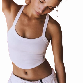 High Density Weave Free People All Clear Cami Solid