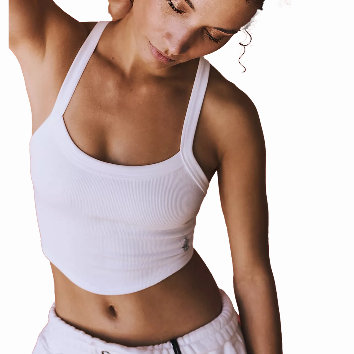 High Density Weave Free People All Clear Cami Solid