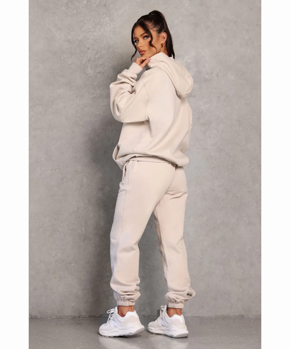 AntiSlip Grip CompactPackability 811 Originals Unisex Signature Logo Hoodie (Beige)
