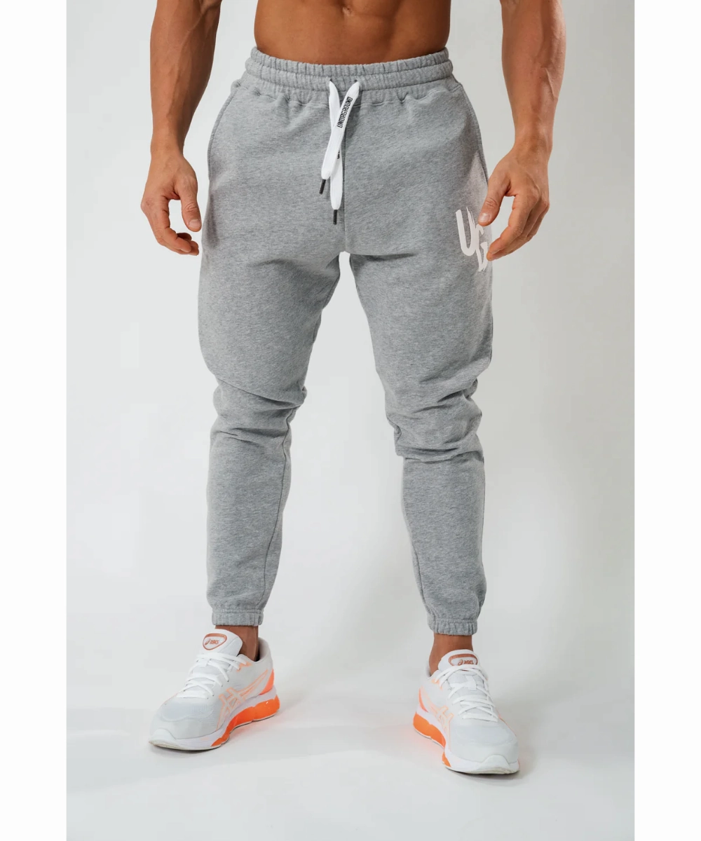UNDRGROUND Puff Print Joggers (Grey) DurableReinforcedElbow