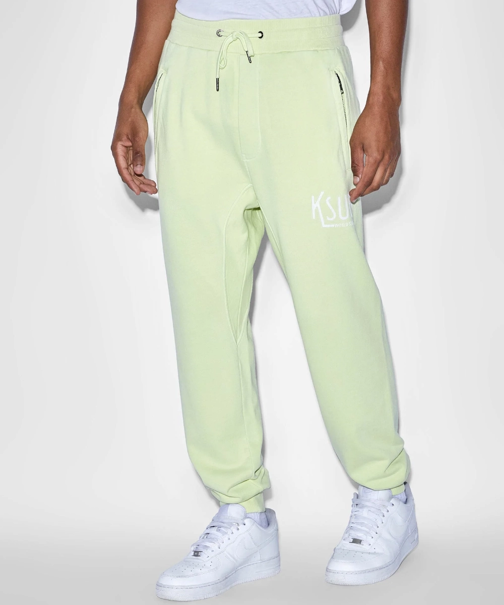 LayeredConstruction Dad Core Ksubi Ticket Restore Trakpants Acid (Green)