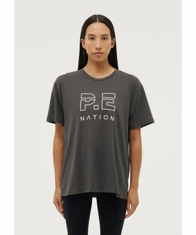 Light Ease P.E Nation Heads Up Tee (Dark Shadow/Ivory)