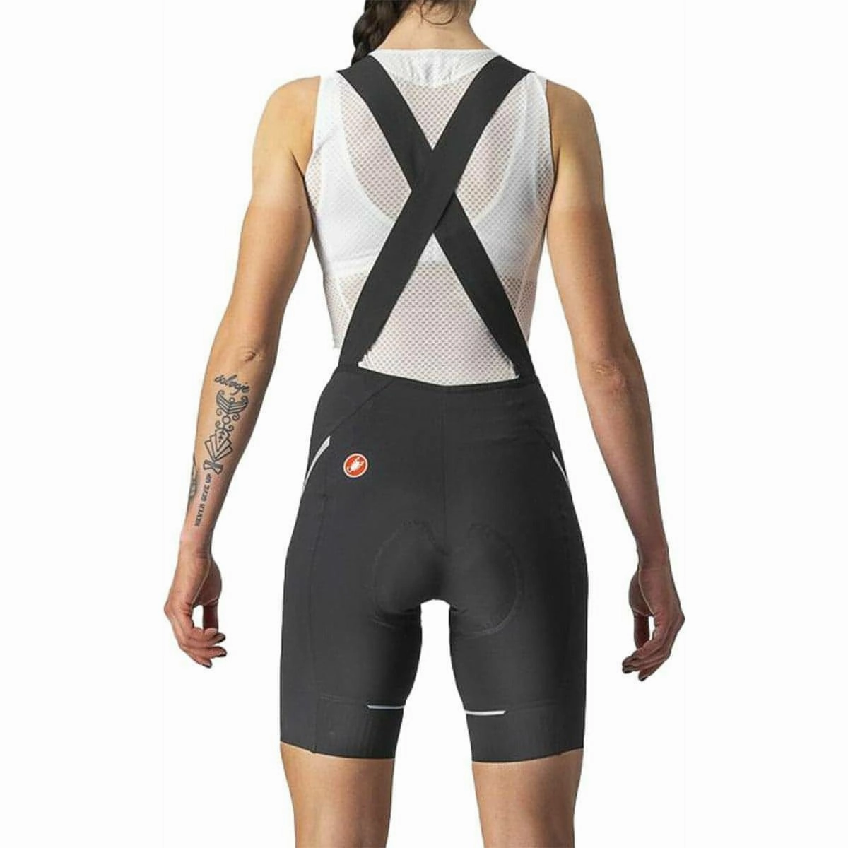 Castelli Velocissima 3 Womens Cycling Bib Shorts - Black Effortless Wear WindResistantWeave