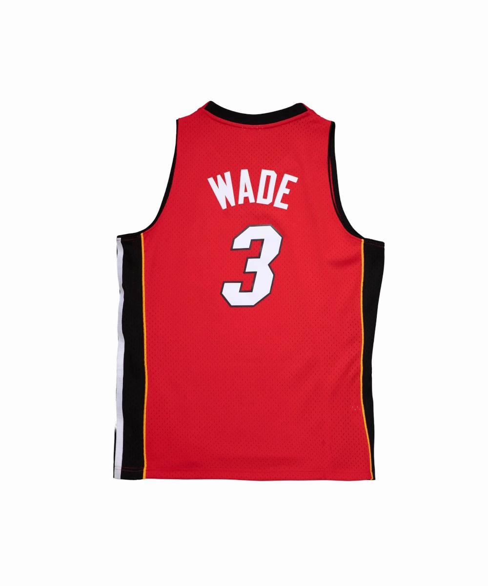 Rain Proof Strong Glow Miami Heat Dwyane Wade 2005-2006 Alternate Swingman Jersey