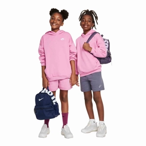 Nike Sportswear Club Fleece Big Kids' Oversized Pullover Hoodie Calm Ease