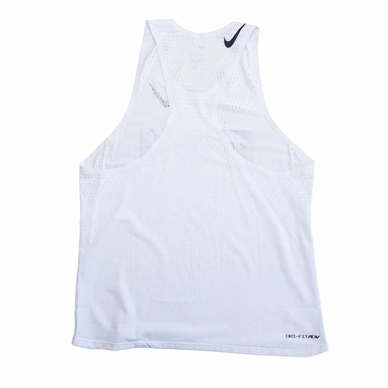 CompressionFreeCuffs x Achilles Heel Men's 'One More Mile' AeroSwift ADV Running Vest Summit White / Black