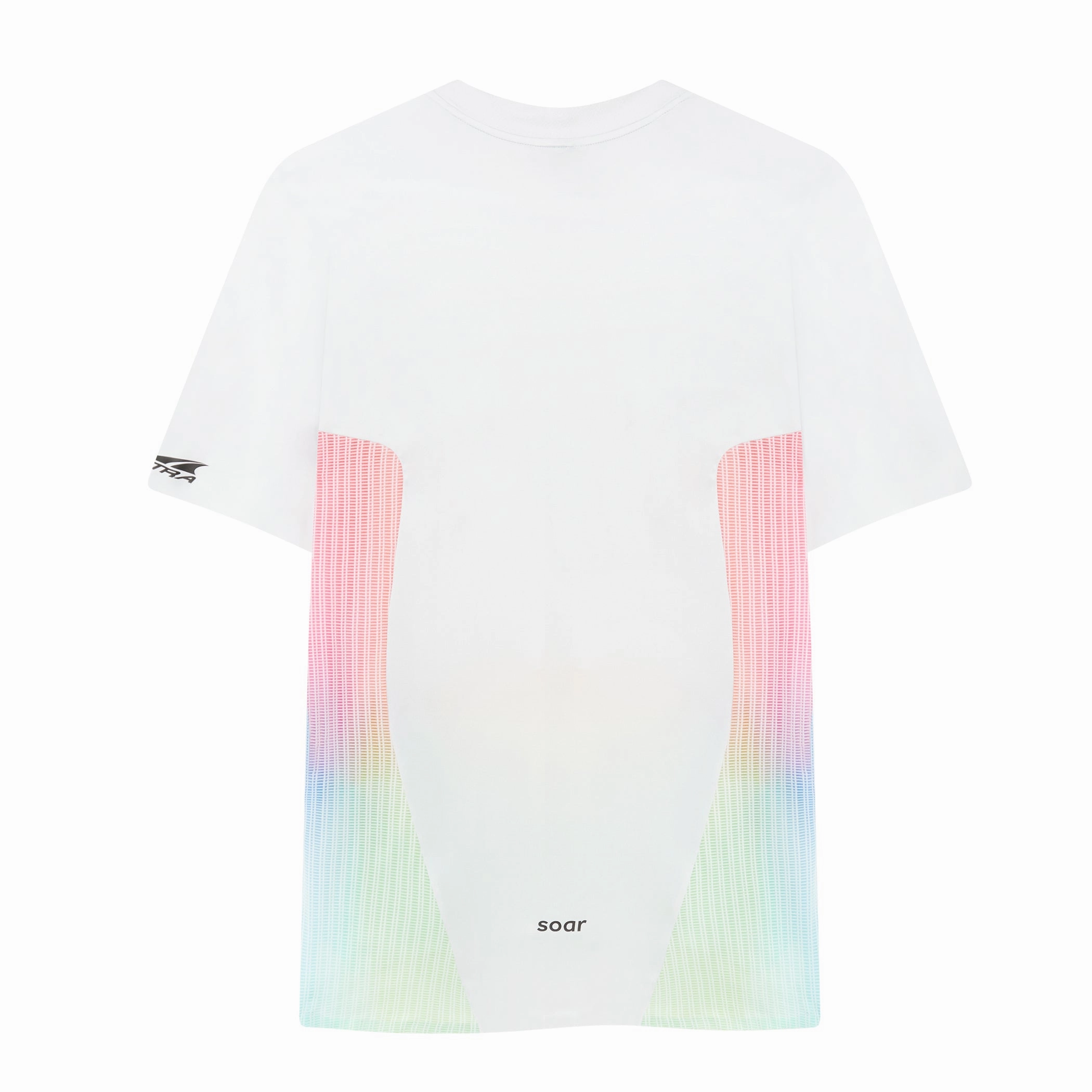 WaterRepellentSurface AntiPillFinish x Altra Men's Trail Race Tee Rainbow / Grey