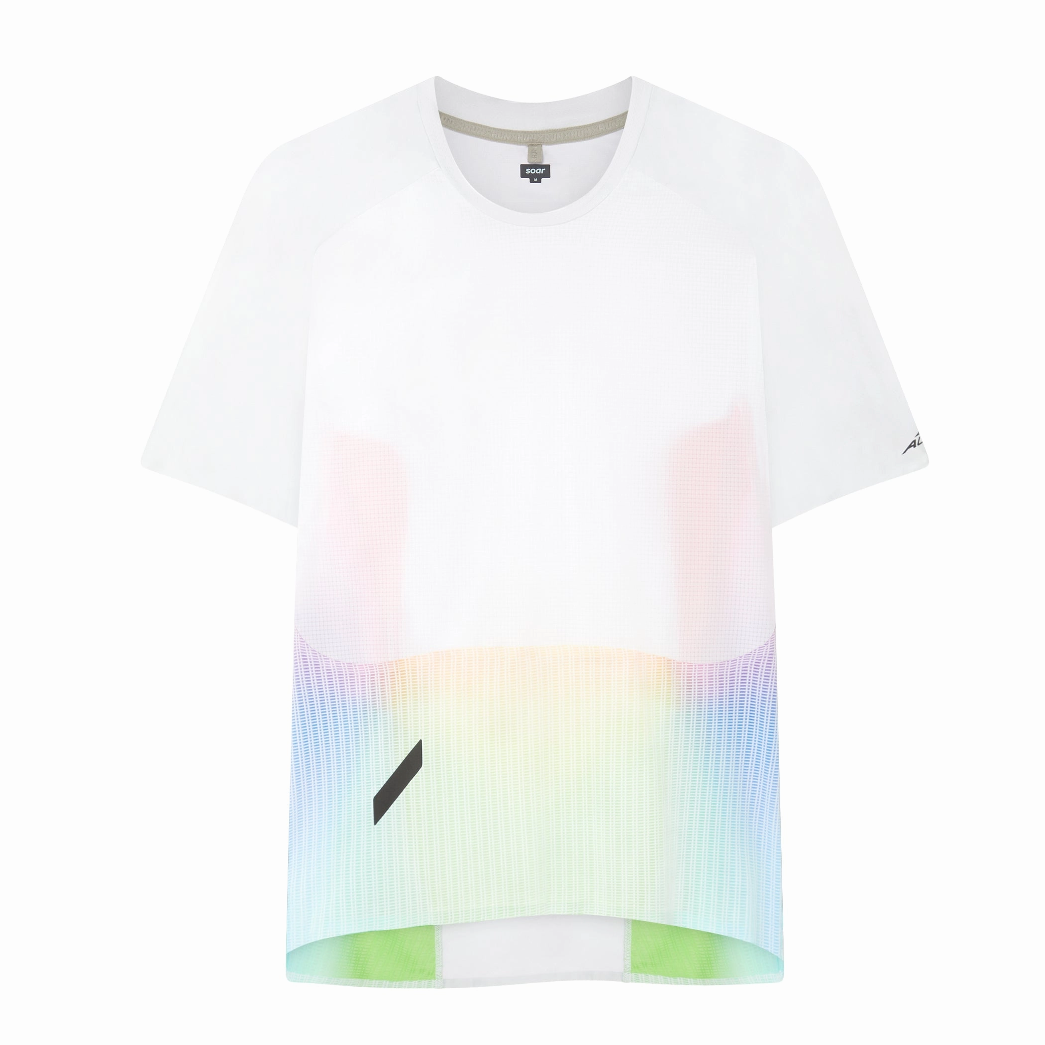 x Altra Women's Trail Race Tee Rainbow / Grey Handmade Fit AbrasionResistant Fabric