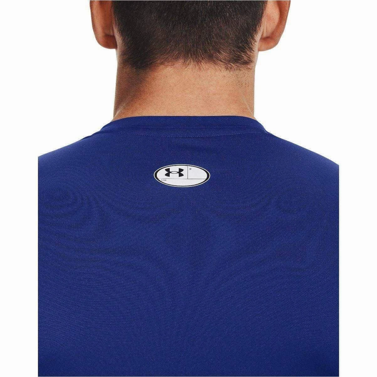 Under Armour HeatGear Armour Long Sleeve Mens Compression Top - Blue monochromatic