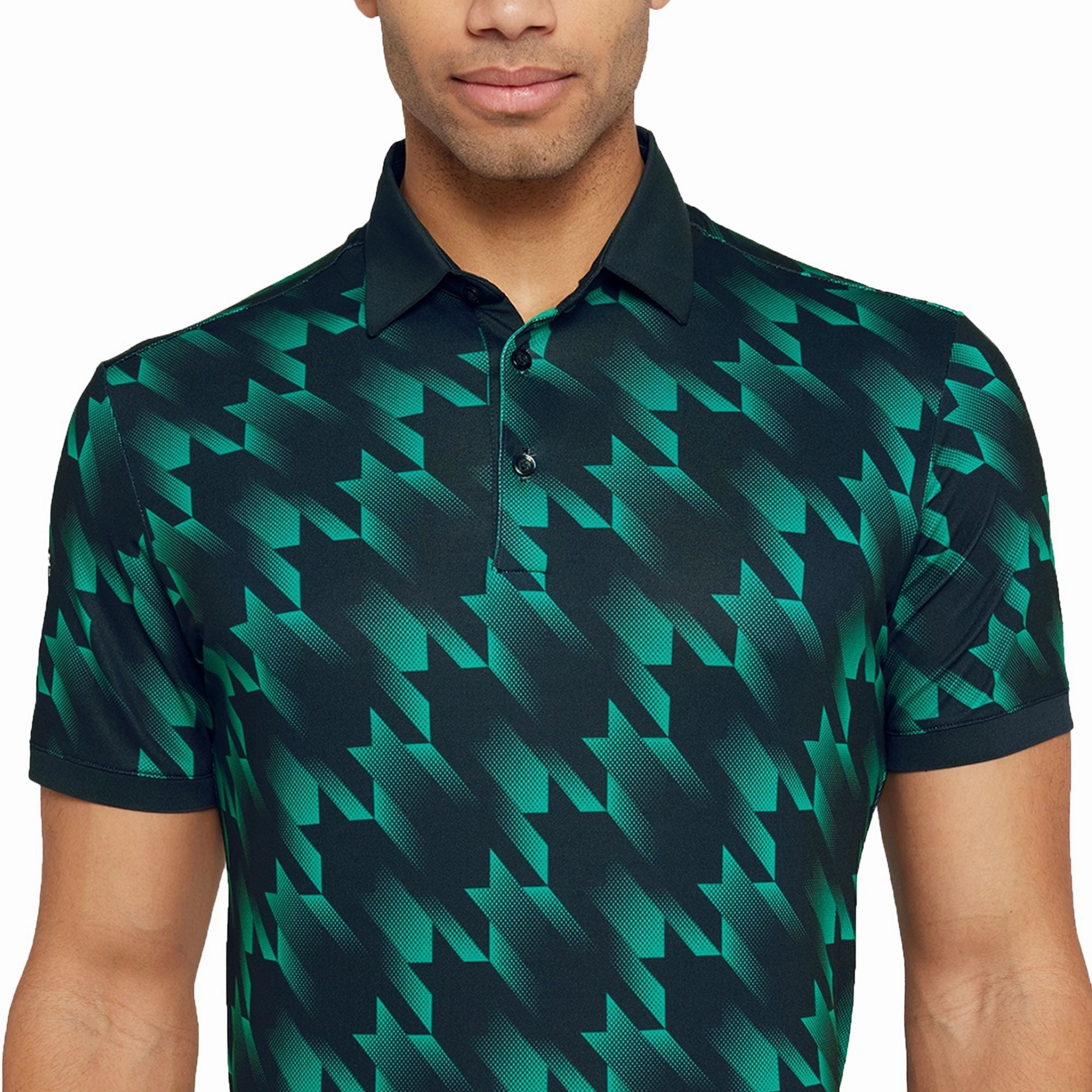 Galvin Green Miles Breathable Golf Polo Shirt - Navy/Golf Green Weekend Brunch Golf Apparel