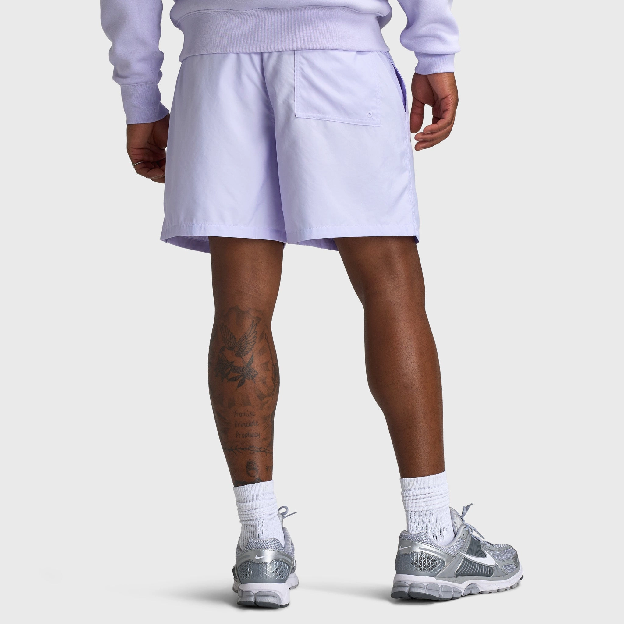 polo shirt CompactPackable Nike Club Flow Shorts Amethyst Tint / White