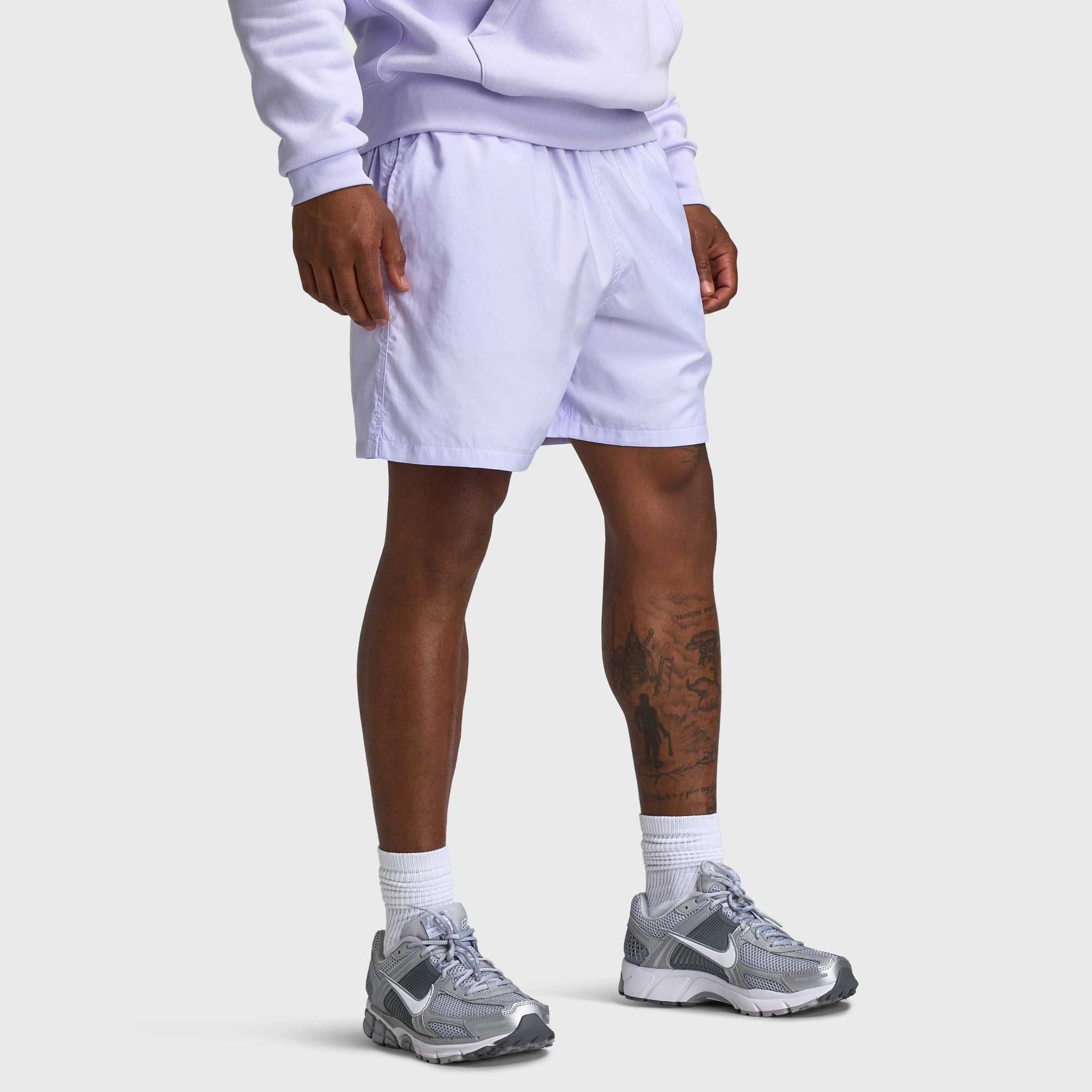 Anti Slip Waistband Nike Club Flow Shorts Amethyst Tint / White