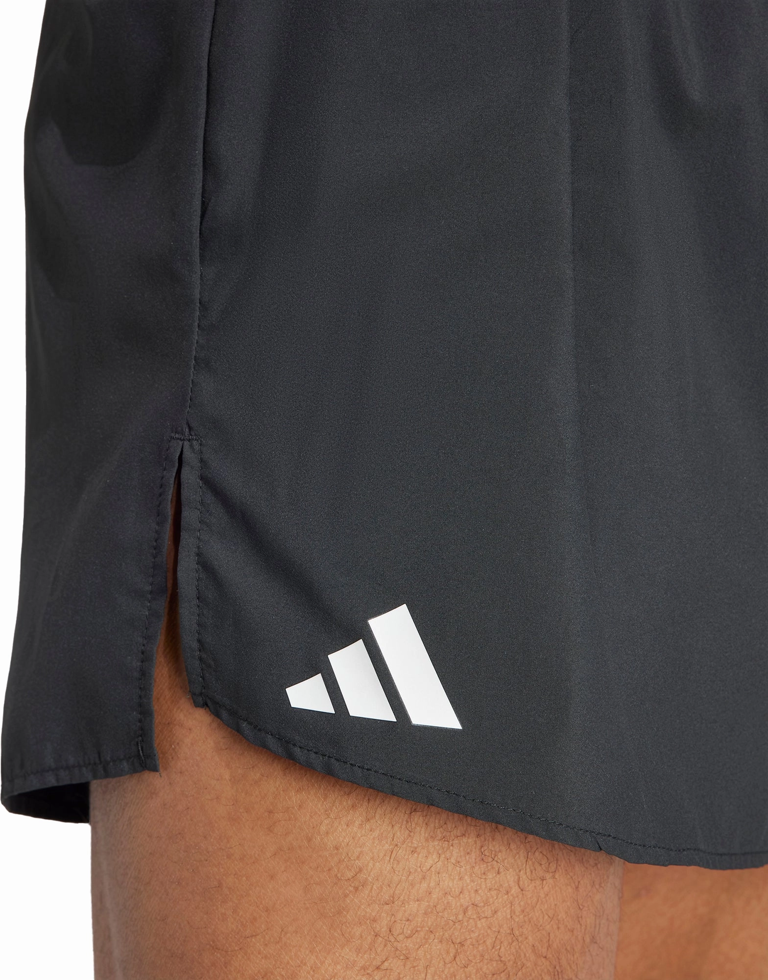 colorful adidas Adizero Essentials Mens Running Shorts - Black