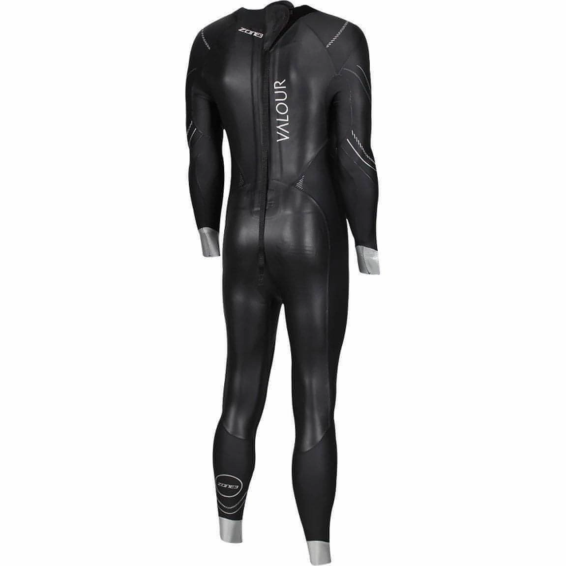 QuickReleaseFastener NonSlip Grips Zone3 Valour Mens Wetsuit - Black