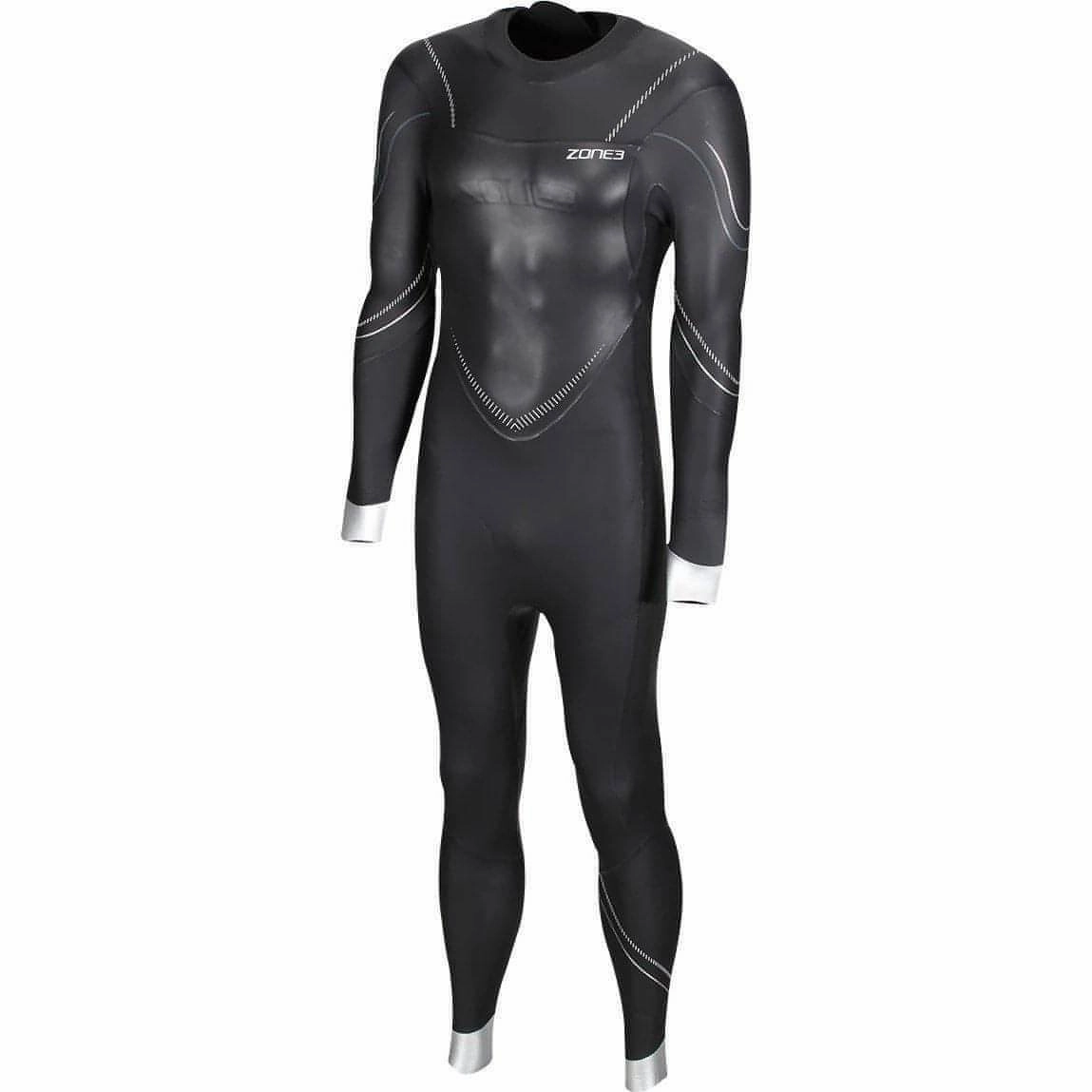 MultiPanelCut Zone3 Valour Mens Wetsuit - Black